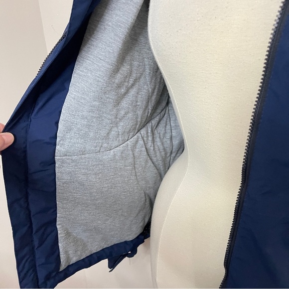 SPORT-TEK Unisex Foolish Heart Farm Navy Insulated All-Weather Hooded Jacket - Picture 9 of 13